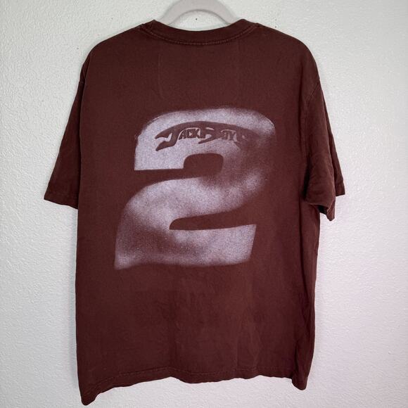 Travis Scott JackBoys 2 Shirt Mens Large Cactus Jack Brown A2 Merch MISPRINT - Picture 2 of 13